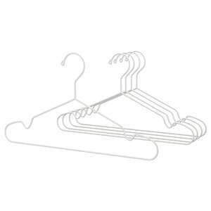 IKEA STAJLIG Hanger Indoor/outdoor White 5 Pack 002.914.19